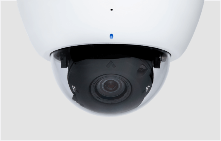 A Verkada domed security camera